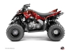 Kit Déco Quad Camo Yamaha 90 Raptor Rouge