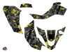 Suzuki Z 50 ATV Camo Graphic Kit Black Yellow