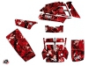 Yamaha Banshee ATV Camo Graphic Kit Red