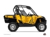 Graphic Kit Doors Suicide Blingstar Camo Can Am Commander 2011-2017 Yellow