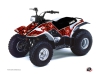 Yamaha Breeze ATV Camo Graphic Kit Red