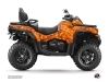 Kit Déco Quad Camo CF MOTO CFORCE 1000 Orange