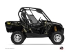 Can Am Commander UTV Camo Graphic Kit Black Yellow