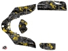 Can Am DS 650 ATV Camo Graphic Kit Black Yellow