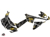 Can Am DS 90 ATV Camo Graphic Kit Black Yellow