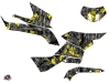 Suzuki King Quad 500 ATV Camo Graphic Kit Black Yellow