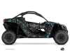 Can Am Maverick X3 UTV Camo Graphic Kit Black Blue