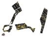 Can Am Outlander 400 XTP ATV Camo Graphic Kit Black Yellow