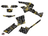 Can Am Outlander 500-650-800 XTP ATV Camo Graphic Kit Black Yellow