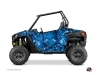 Kit Déco Portes Origine Camo SSV Polaris RZR 900S/1000/Turbo 2015-2017 Bleu