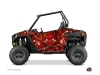 Kit Déco Portes Origine Camo SSV Polaris RZR 900S/1000/Turbo 2015-2017 Rouge