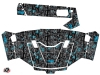 CF Moto U Force 800 UTV Camo Graphic Kit Black Blue