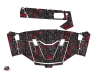 CF Moto U Force 800 UTV Camo Graphic Kit Black Red