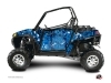 Graphic Kit Doors Standard XRW Camo UTV Polaris RZR 570/800/900 2008-2014 Blue