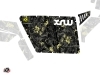 Graphic Kit Doors Standard XRW Camo UTV Polaris RZR 570/800/900 2008-2014 Black Yellow