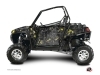 Kit Déco Portes Standard XRW Camo SSV Polaris RZR 570/800/900 2008-2014 Noir Jaune