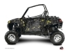 Graphic Kit Doors Standard XRW Camo UTV Polaris RZR 570/800/900 2008-2014 Black Yellow