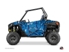 Graphic Kit Doors Standard XRW Camo UTV Polaris RZR 900S/1000/Turbo 2015-2017 Blue