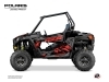 Polaris RZR S 1000 UTV Chaser Graphic Kit Red