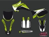 Kawasaki 250 KX Dirt Bike Chrono Graphic Kit Black