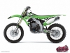 Kit Déco Moto Cross Chrono Kawasaki 125 KX Noir