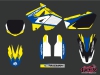 Kit Déco Moto Cross Chrono Suzuki 250 RM Bleu