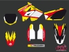 Kit Déco Moto Cross Chrono Suzuki 250 RM Rouge