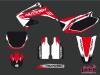 Honda 125 CR Dirt Bike Chrono Graphic Kit Black