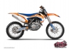 Kit Déco Moto Cross Chrono KTM EXC-EXCF Bleu