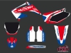 Kit Déco Moto Cross Chrono Honda 250 CR Bleu