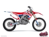 Kit Déco Moto Cross Chrono Honda 250 CRF Bleu