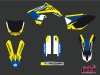 Kit Déco Moto Cross Chrono Suzuki 250 RMZ Bleu