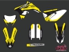 Suzuki 450 RMX Dirt Bike Chrono Graphic Kit Black