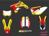 Kit Déco Moto Cross Chrono Suzuki 450 RMX Rouge