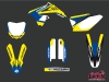 Kit Déco Moto Cross Chrono Suzuki 450 RMZ Bleu