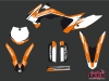 KTM 85 SX Dirt Bike Chrono Graphic Kit Black