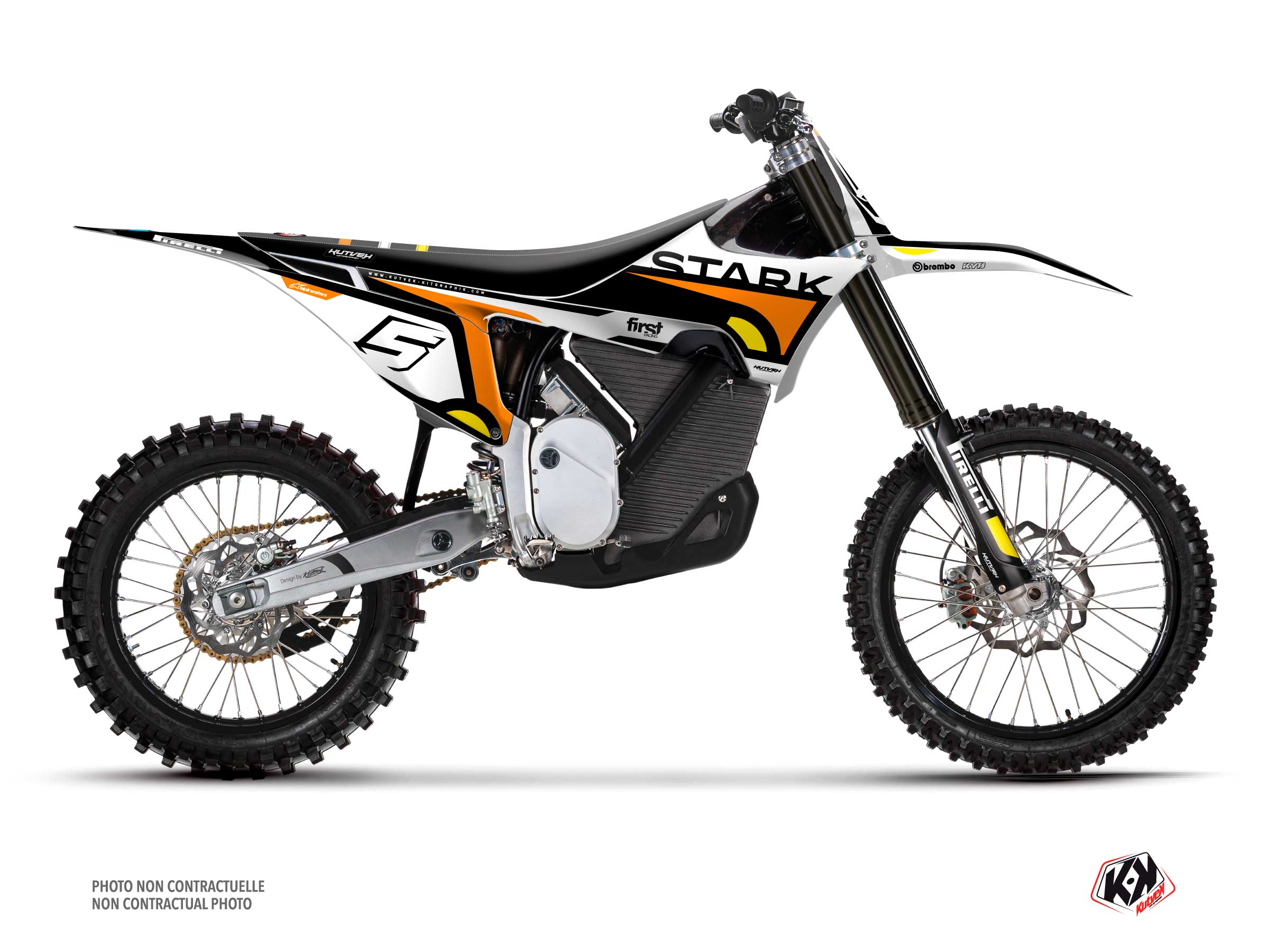 Kit Déco Motocross Cirkle Stark Future Varg Blanc