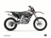 Kawasaki 250 KXF Dirt Bike Claw Graphic Kit Grey