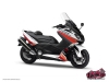 Kit Déco Maxiscooter Cooper Yamaha TMAX 500 Blanc Rouge
