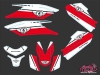 Kit Déco Maxiscooter Cooper Yamaha XMAX 125 Blanc Rouge