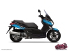 Kit Déco Maxiscooter Cooper Yamaha XMAX 125 Bleu