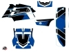 Yamaha Banshee ATV Corporate Graphic Kit Blue