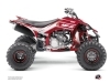 Kit Déco Quad Corporate Yamaha 450 YFZ R Rouge Noir