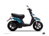 Yamaha BWS Scooter Cosmic Graphic Kit Blue