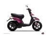 Yamaha BWS Scooter Cosmic Graphic Kit Pink