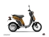 MBK Eco-3 Scooter Cosmic Graphic Kit Orange