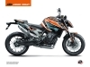 KTM Duke 790 Street Bike Crux Graphic Kit Orange Blue