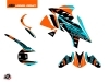 KTM Super Duke 1290 R Street Bike Crux Graphic Kit Orange Blue