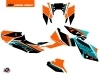 KTM Super Duke 990 R Street Bike Crux Graphic Kit Orange Blue