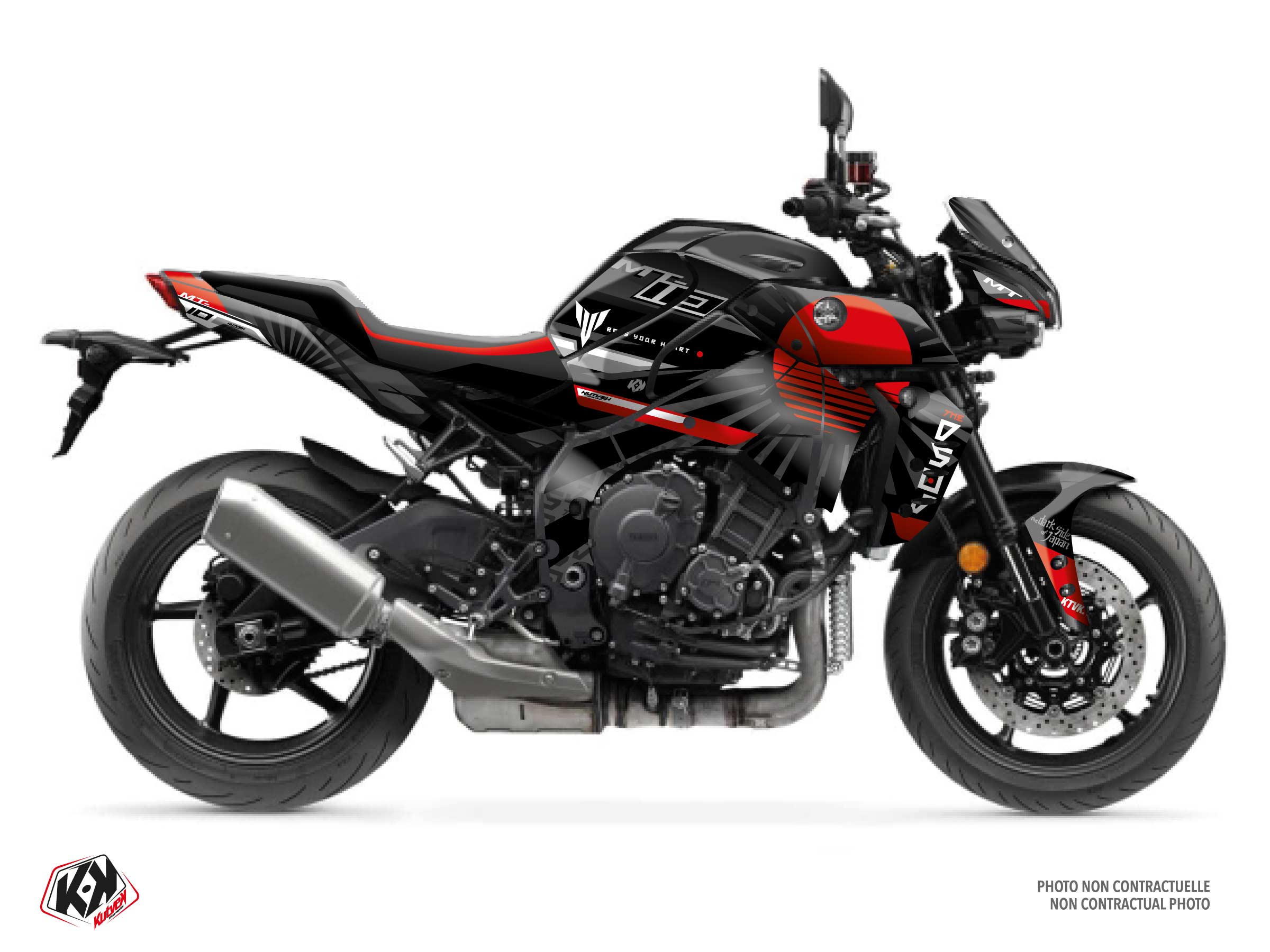 KIT DÉCO MOTO DARKSIDE YAMAHA MT 10 NOIR